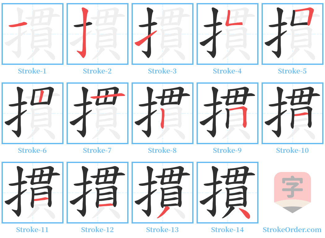 摜 Stroke Order Diagrams