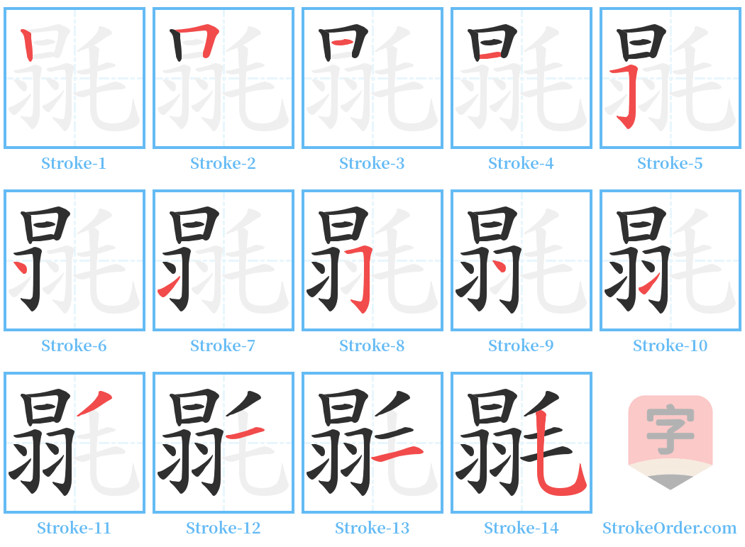 毾 Stroke Order Diagrams