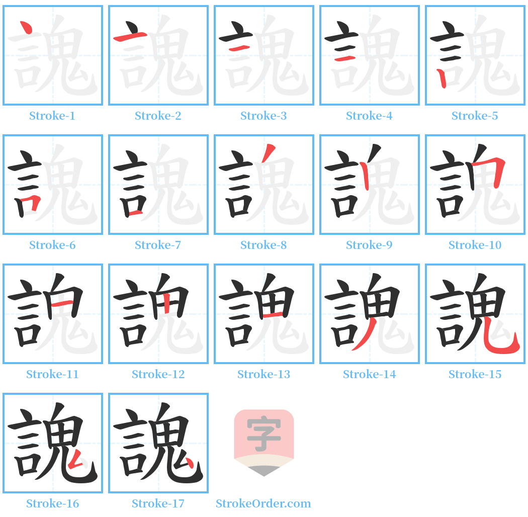 謉 Stroke Order Diagrams