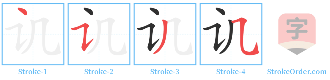 讥 Stroke Order Diagrams