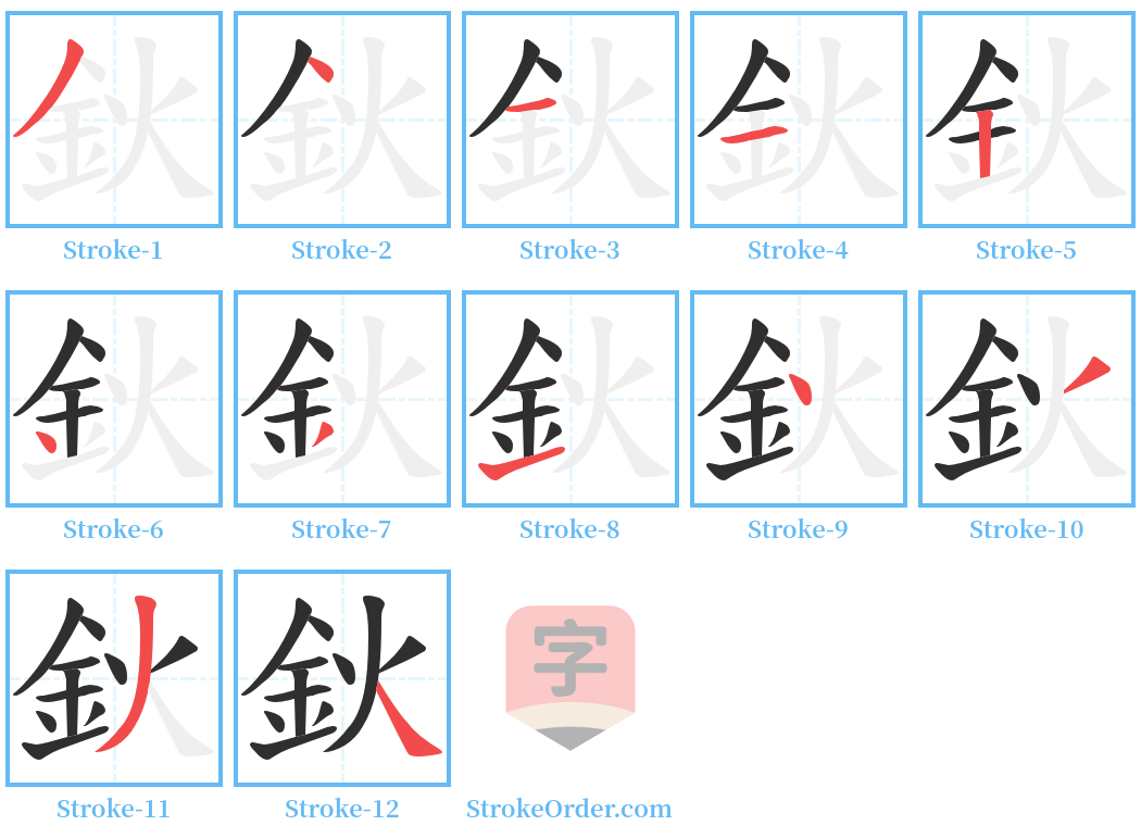 鈥 Stroke Order Diagrams