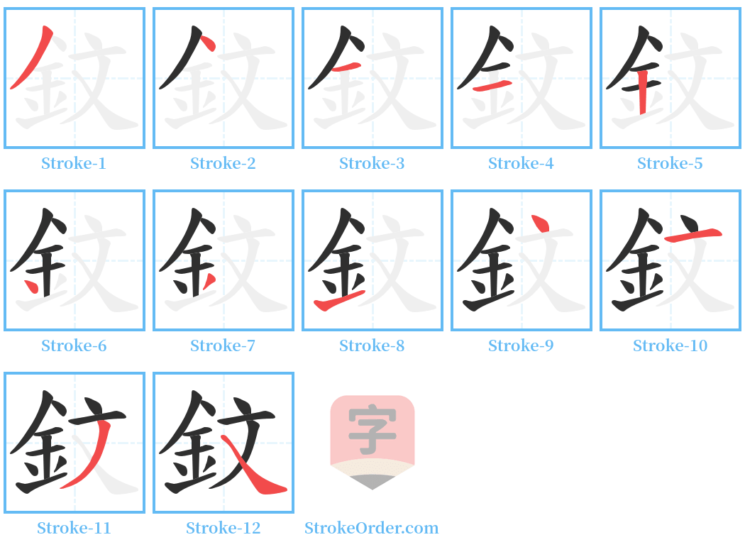 鈫 Stroke Order Diagrams