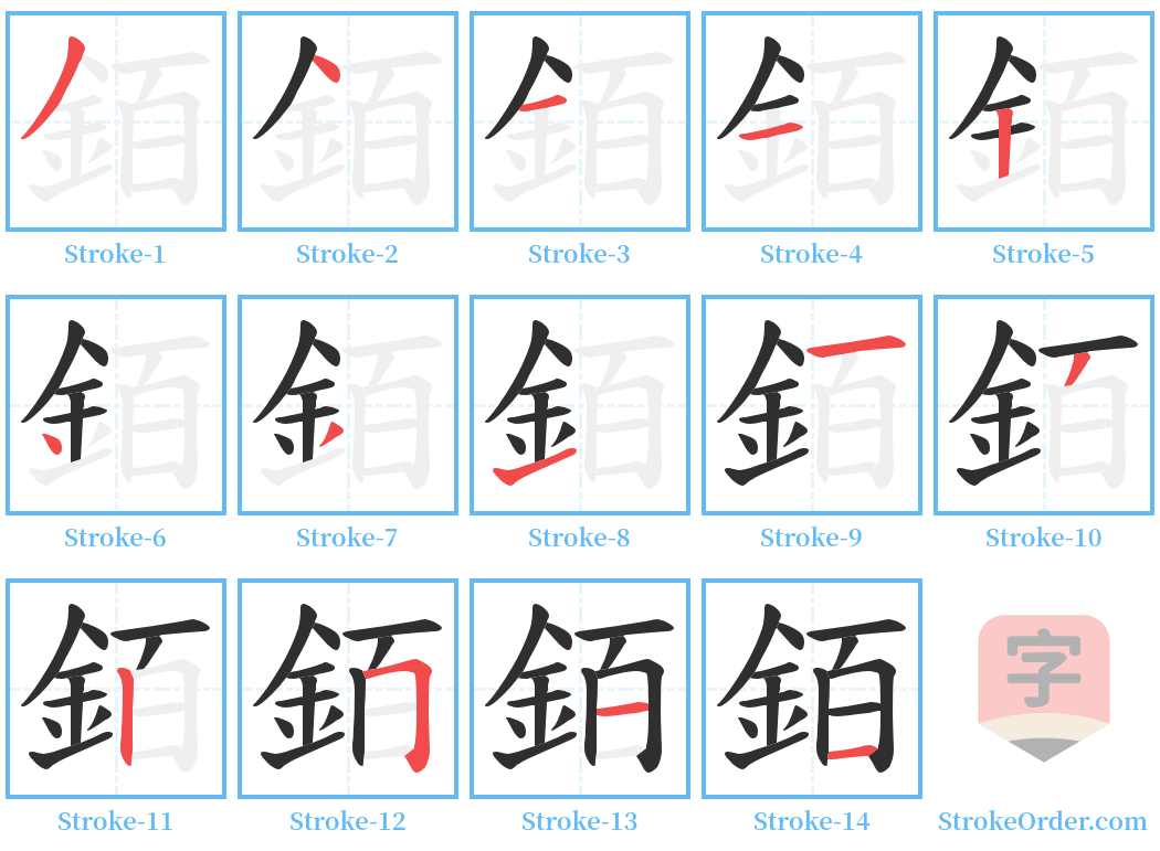 銆 Stroke Order Diagrams